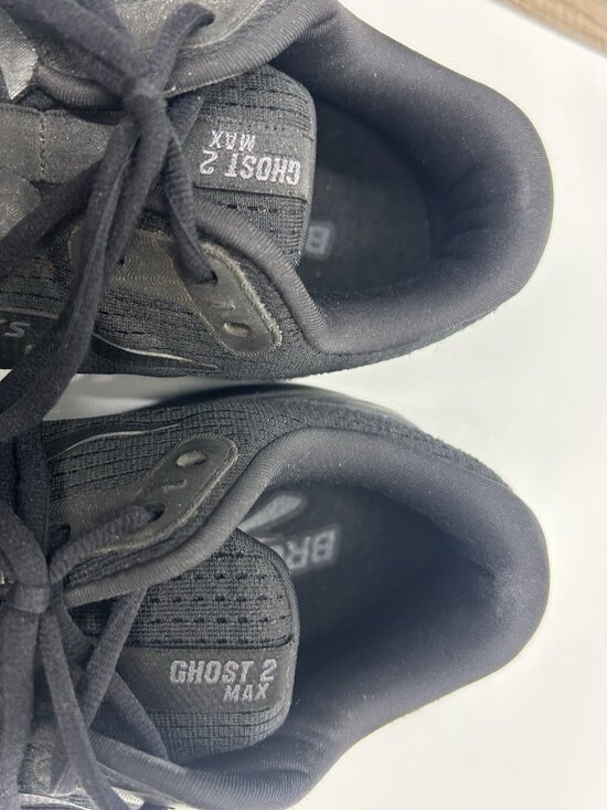 Brooks Ghost Max 2 Mens 13 2E Wide Black Running Max Cushion Shoes Sneakers main image 7